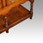 George III oak dresser base - Image 6