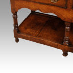 George III oak dresser base - Image 7
