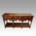 Antique oak dresser pot board base - Image 7