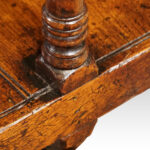 George III oak dresser base - Image 11