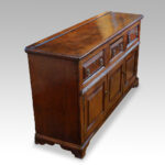Antique oak dresser base - Image 5