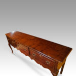 Antique oak long dresser base - Image 8
