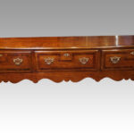 Antique oak long dresser base - Image 6