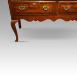 Antique oak long dresser base - Image 5