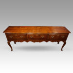 Antique oak long dresser base - Image 9