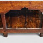 Antique oak dresser base with pot board - Image 10
