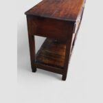 Antique oak dresser base with pot board - Image 6
