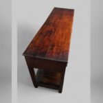 Antique oak dresser base with pot board - Image 2