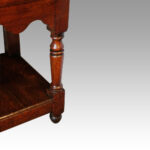 Georgian oak pot board dresser base - Image 8