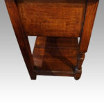 Georgian oak pot board dresser base - Image 7