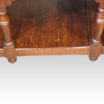 Georgian oak pot board dresser base - Image 4