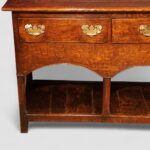 Antique Oak Dresser base with pot board - Image 6