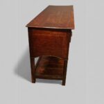 Antique Oak Dresser base with pot board - Image 3