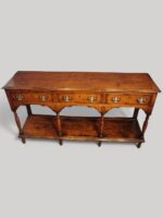 Antique oak dresser with pot board - Image 5