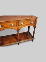 Antique oak dresser with pot board - Image 7