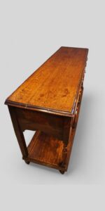 Antique oak dresser with pot board - Image 2