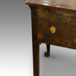 Antique oak inlaid cabriole leg dresser base - Image 13