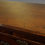 Antique oak inlaid cabriole leg dresser base - Image 4