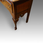 Antique oak inlaid cabriole leg dresser base - Image 7