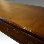 Antique oak inlaid cabriole leg dresser base - Image 9