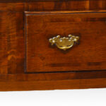 Antique oak inlaid cabriole leg dresser base - Image 10