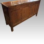 Antique oak inlaid dresser base - Image 11