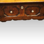 Antique long oak dresser base - Image 7