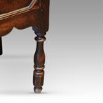 Antique long oak dresser base - Image 4