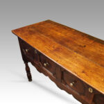 Antique long oak dresser base - Image 2