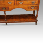 Antique long oak pot board dresser - Image 10