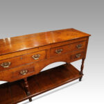 Antique long oak pot board dresser - Image 9