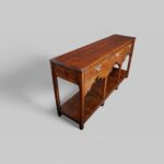 19thc. oak pot board dresser base - Image 7