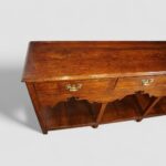 19thc. oak pot board dresser base - Image 8