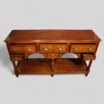 Antique oak pot board dresser base - Image 5