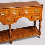 Antique oak pot board dresser base - Image 2