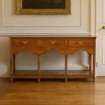 19thc. oak pot board dresser base - Image 2