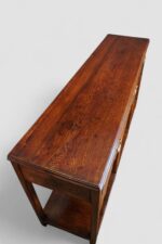 19thc. oak pot board dresser base - Image 3