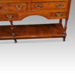 Antique long oak pot board dresser - Image 8