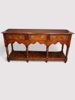 19thc oak pot board dresser base - Image 5