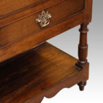 Antique Georgian oak dresser base - Image 5