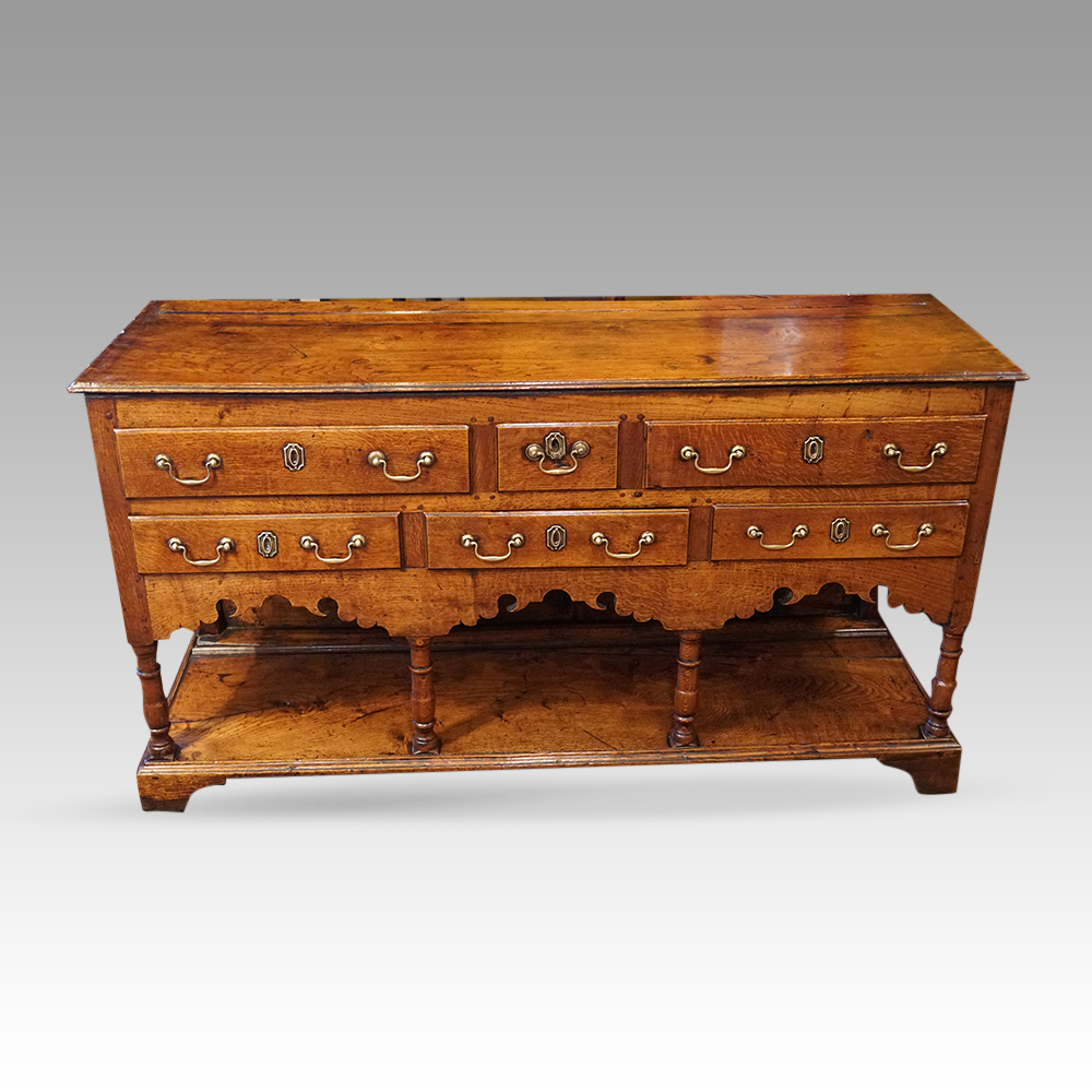 Antique-oak-pot-board-dresser-multi-drawers.jpg Antique oak pot board dresser multi drawers - Image 1