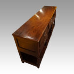 Antique Georgian oak dresser base - Image 3