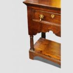 Antique oak pot board dresser with brass drop handles - Image 8