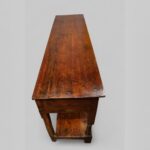 Antique oak pot board dresser with brass drop handles - Image 2