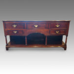 Antique oak potboard dresser