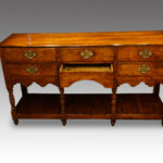 Antique oak pot board dresser - Image 3