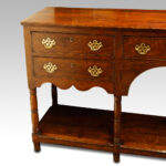 Antique oak pot board dresser base - Image 11