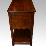 Antique oak pot board dresser base - Image 10