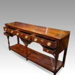 Antique oak pot board dresser base - Image 3