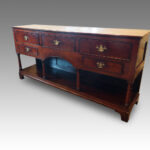 Antique oak potboard dresser - Image 9